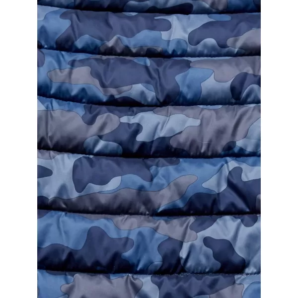 Amazon Essentials Boys and Toddlers Lightweight WaterResistant Packable Puffer JacketBlue Camo