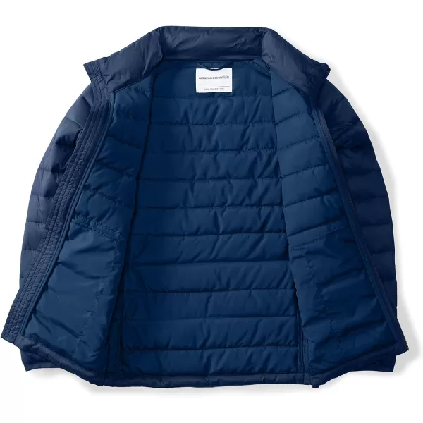 Amazon Essentials Boys and Toddlers Lightweight WaterResistant Packable Puffer JacketNavy