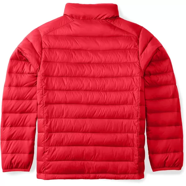 Amazon Essentials Boys and Toddlers Lightweight WaterResistant Packable Puffer JacketRed