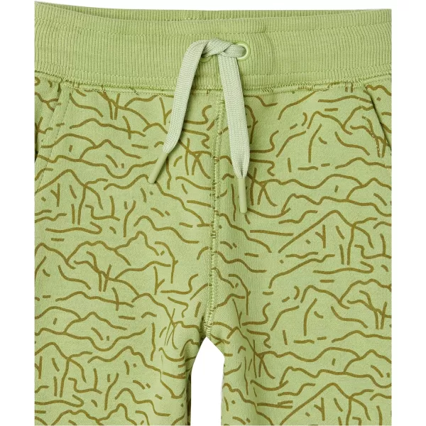 Amazon Essentials Boys and Toddlers LongSleeve Outfit Set Pack of 4GreenSpaceship