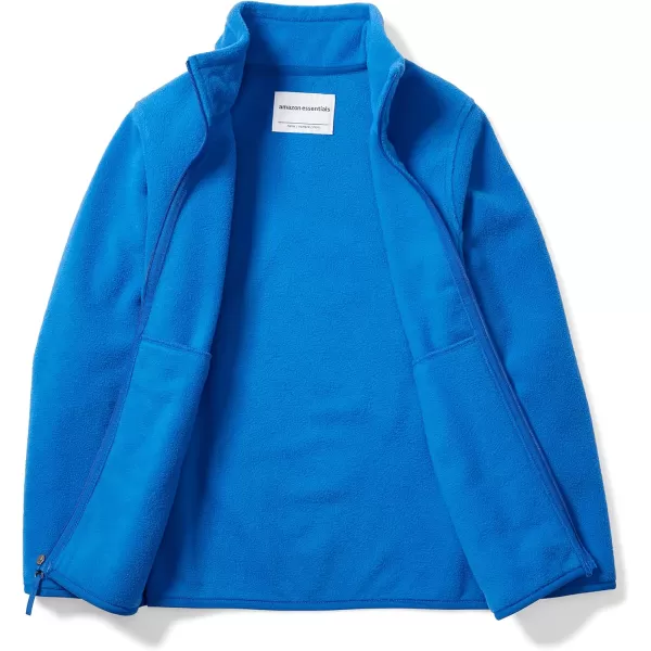 Amazon Essentials Boys and Toddlers Polar Fleece FullZip Mock JacketPolyester Blue