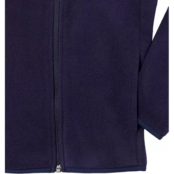 Amazon Essentials Boys and Toddlers Polar Fleece FullZip Mock JacketPolyester Navy