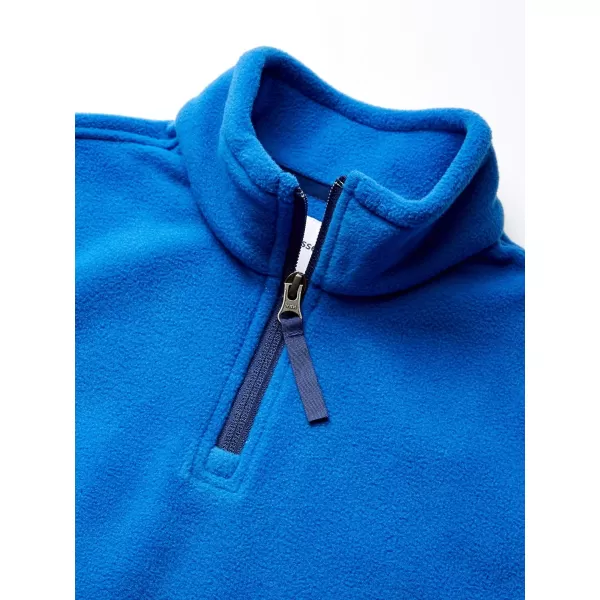 Amazon Essentials Boys and Toddlers Polar Fleece QuarterZip Pullover JacketPolyester Blue