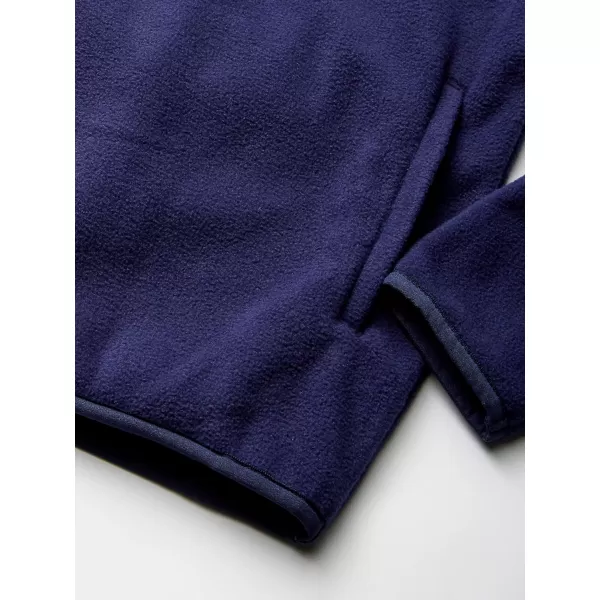 Amazon Essentials Boys and Toddlers Polar Fleece QuarterZip Pullover JacketPolyester Navy