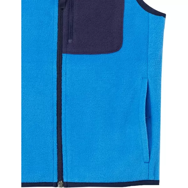 Amazon Essentials Boys and Toddlers Polar Fleece VestPolyester BlueDark Blue