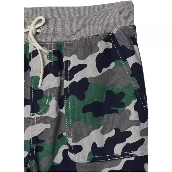 Amazon Essentials Boys and Toddlers Pullon Shorts Previously Spotted Zebra Multipacks1 Grey Camo