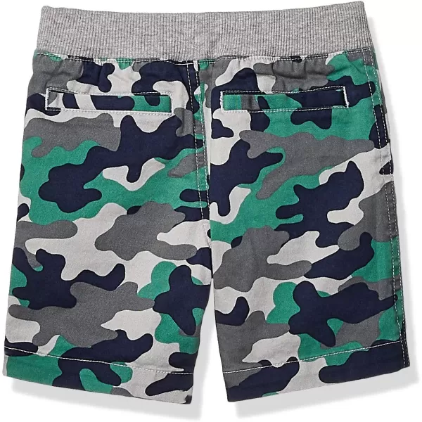 Amazon Essentials Boys and Toddlers Pullon Shorts Previously Spotted Zebra Multipacks1 Grey Camo