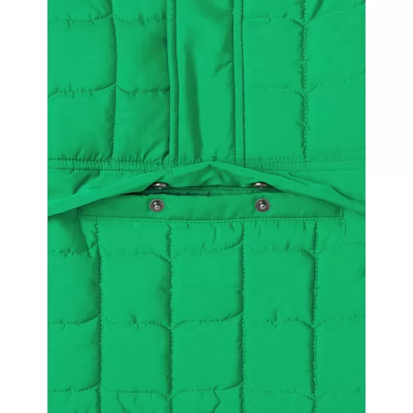 Amazon Essentials Boys and Toddlers Quilted Anorak JacketGreen