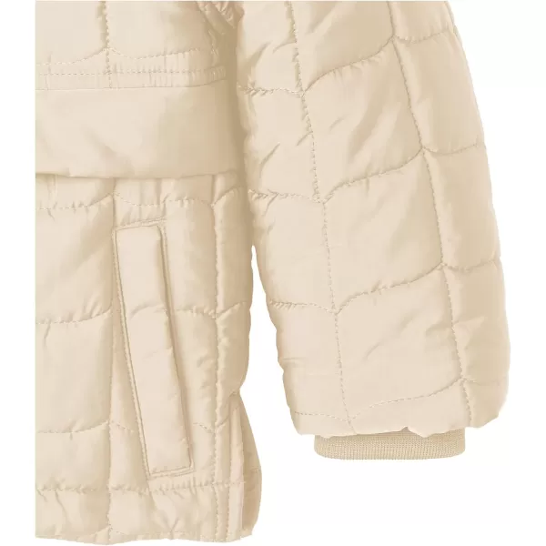 Amazon Essentials Boys and Toddlers Quilted Anorak JacketTan