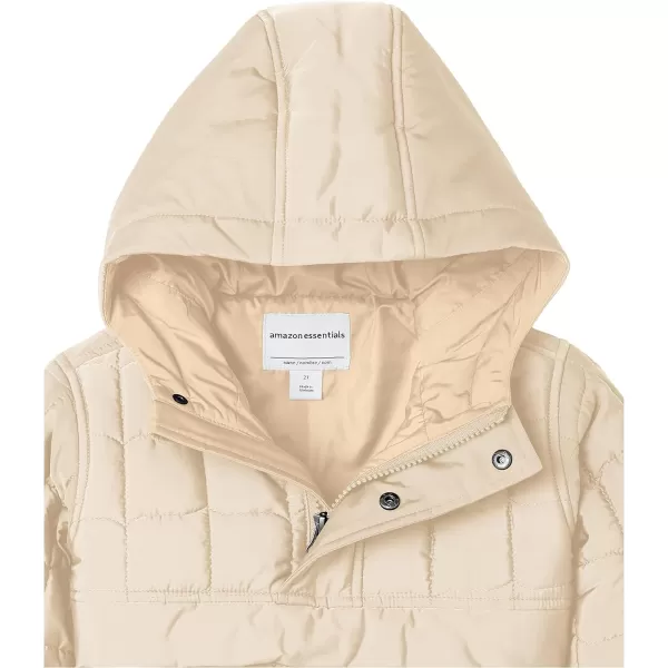 Amazon Essentials Boys and Toddlers Quilted Anorak JacketTan