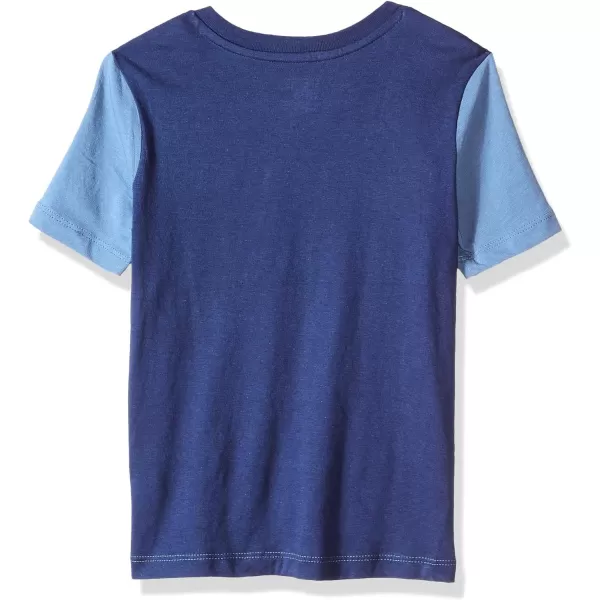 Amazon Essentials Boys and Toddlers ShortSleeve VNeck TShirt Tops Previously Spotted Zebra Multipacks4 RedBlueBlack
