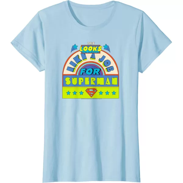 Amazon Essentials DC Comics This Looks Like a Job for Superman TShirtBaby Blue