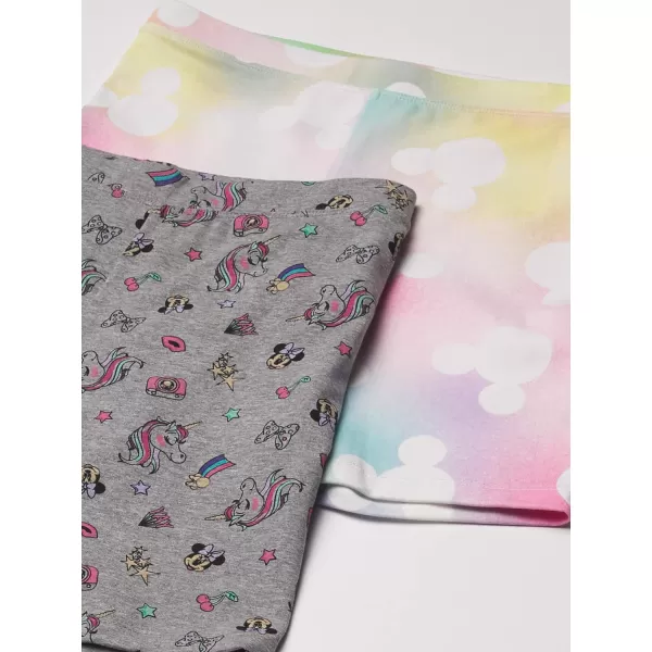 Amazon Essentials Disney  Marvel  Star Wars  Frozen  Princess Girls and Toddlers Bike Shorts Previously Spotted ZebraMulticolorMinnie VibesUnicorn Regular Fit