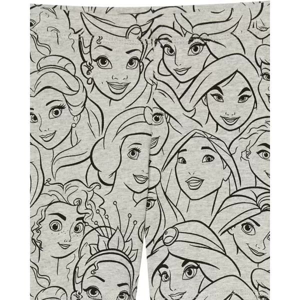 Amazon Essentials Disney  Marvel  Star Wars  Frozen  Princess Girls and Toddlers Bike Shorts Previously Spotted ZebraPrincess Vibes Regular Fit