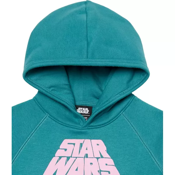 Amazon Essentials Disney  Marvel  Star Wars  Frozen  Princess Girls and Toddlers Fleece Pullover Hoodie SweatshirtStar Wars Logo