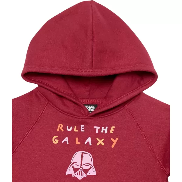 Amazon Essentials Disney  Marvel  Star Wars  Frozen  Princess Girls and Toddlers Fleece Pullover Hoodie SweatshirtStar Wars Rule the Galaxy