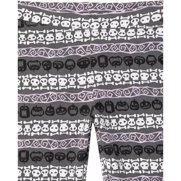 Amazon Essentials Disney  Marvel  Star Wars  Frozen  Princess Girls and Toddlers Leggings MultipacksBlackGreyPurple Nightmare Sally Regular