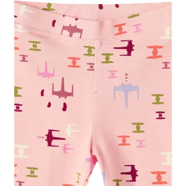 Amazon Essentials Disney  Marvel  Star Wars  Frozen  Princess Girls and Toddlers Leggings MultipacksStar Wars Ships Capri