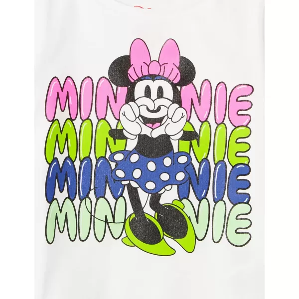 Amazon Essentials Disney  Marvel  Star Wars  Frozen  Princess Girls and Toddlers ShortSleeve TShirts Multipacks4 Minnie Kindness