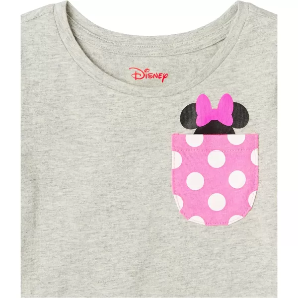 Amazon Essentials Disney  Marvel  Star Wars  Frozen  Princess Girls and Toddlers ShortSleeve TShirts Multipacks4 Minnie Kindness