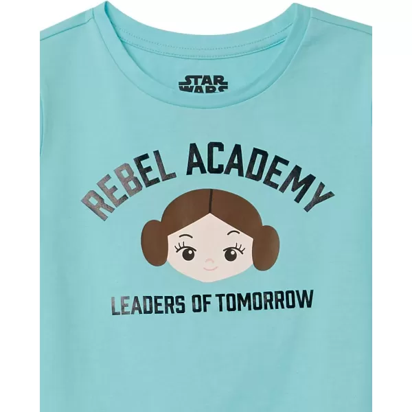 Amazon Essentials Disney  Marvel  Star Wars  Frozen  Princess Girls and Toddlers ShortSleeve TShirts Multipacks4 Star Wars Rebel