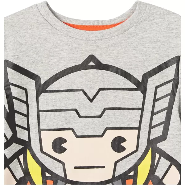 Amazon Essentials Disney  Marvel  Star Wars  Frozen Boys and Toddlers ShortSleeve TShirts Previously Spotted Zebra4 Marvel Iconslogo