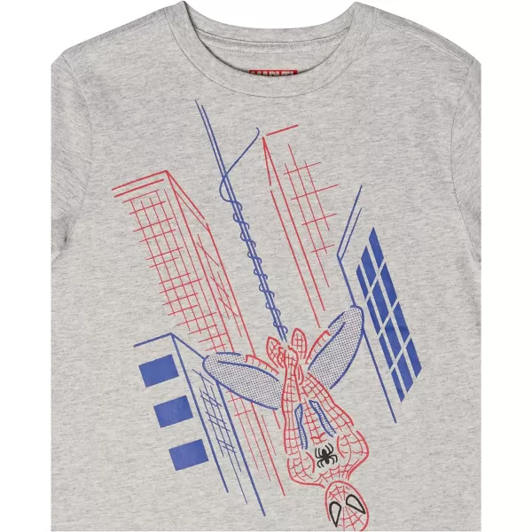 Amazon Essentials Disney  Marvel  Star Wars  Frozen Boys and Toddlers ShortSleeve TShirts Previously Spotted Zebra4 Marvel Spiderman