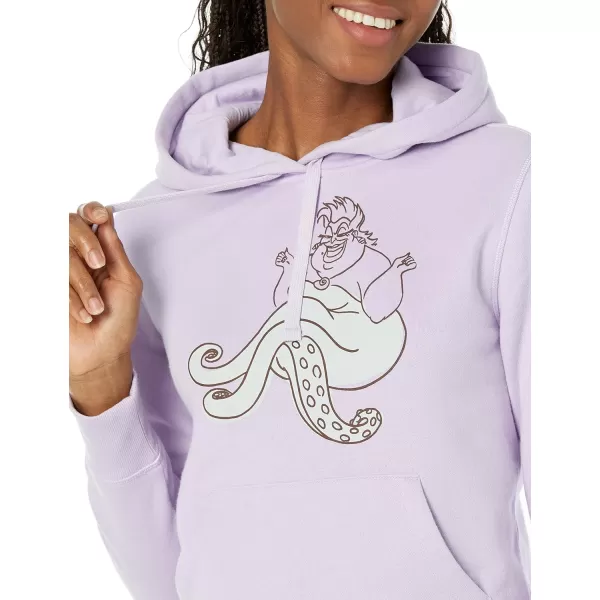 Amazon Essentials Disney  Marvel  Star Wars  Princess Womens Fleece Pullover Hoodie Sweatshirts Available in Plus SizeDisney Ursula