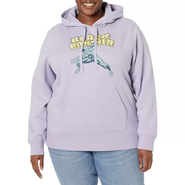 Amazon Essentials Disney  Marvel  Star Wars  Princess Womens Fleece Pullover Hoodie Sweatshirts Available in Plus SizeMarvel Black Panther