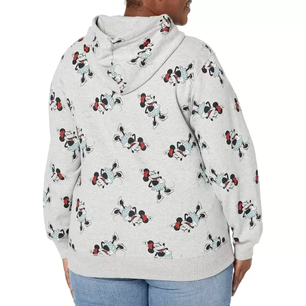 Amazon Essentials Disney  Marvel  Star Wars  Princess Womens Fleece Pullover Hoodie Sweatshirts Available in Plus SizeMinnie Icons