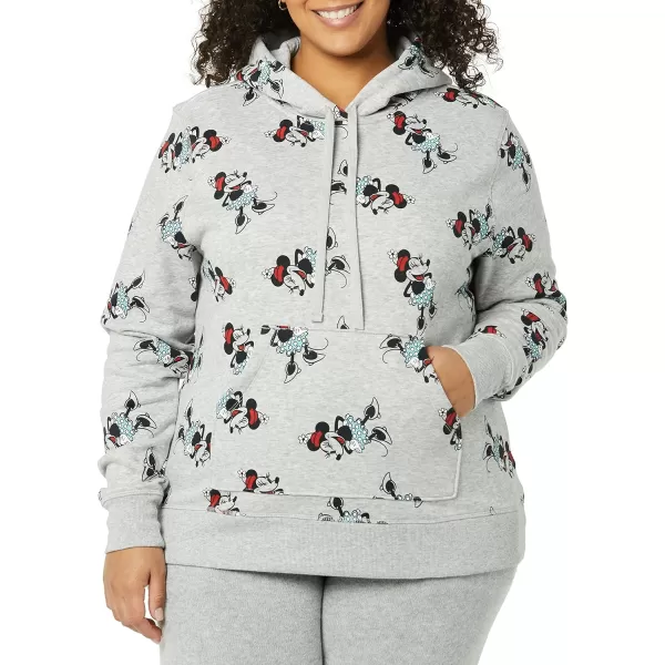 Amazon Essentials Disney  Marvel  Star Wars  Princess Womens Fleece Pullover Hoodie Sweatshirts Available in Plus SizeMinnie Icons