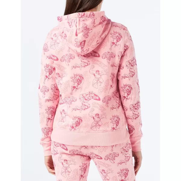 Amazon Essentials Disney  Marvel  Star Wars  Princess Womens Fleece Pullover Hoodie Sweatshirts Available in Plus SizePink Marvel Avengers