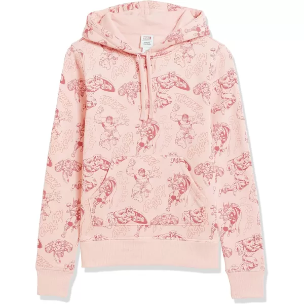 Amazon Essentials Disney  Marvel  Star Wars  Princess Womens Fleece Pullover Hoodie Sweatshirts Available in Plus SizePink Marvel Avengers