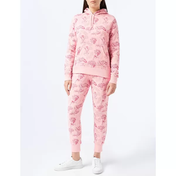 Amazon Essentials Disney  Marvel  Star Wars  Princess Womens Fleece Pullover Hoodie Sweatshirts Available in Plus SizePink Marvel Avengers
