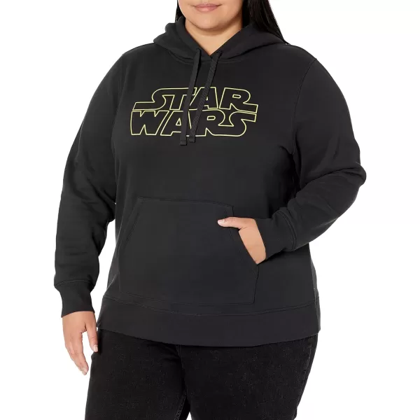 Amazon Essentials Disney  Marvel  Star Wars  Princess Womens Fleece Pullover Hoodie Sweatshirts Available in Plus SizeStar Wars Logo