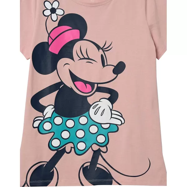 Amazon Essentials Disney  Marvel  Star Wars  Princess Womens ShortSleeve CrewNeck TShirts Pack of 2Forever Minnie