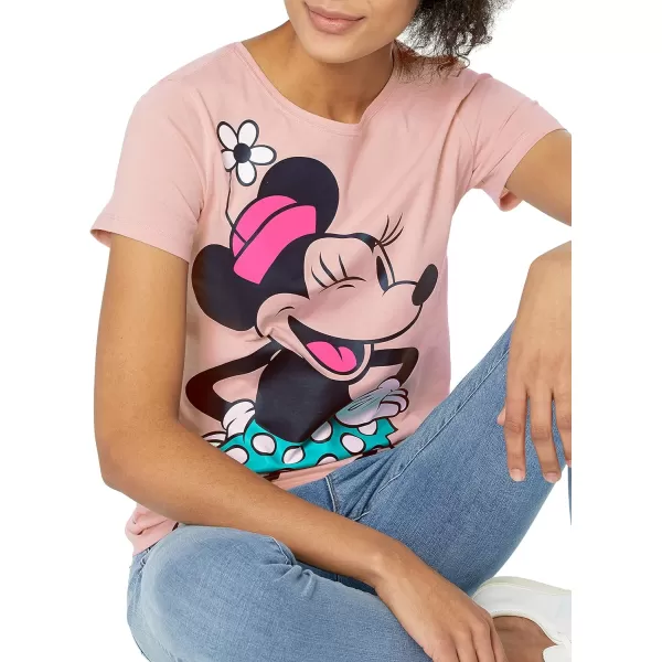 Amazon Essentials Disney  Marvel  Star Wars  Princess Womens ShortSleeve CrewNeck TShirts Pack of 2Forever Minnie