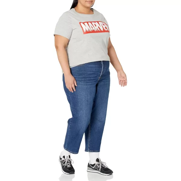 Amazon Essentials Disney  Marvel  Star Wars  Princess Womens ShortSleeve CrewNeck TShirts Pack of 2Marvel Avengers