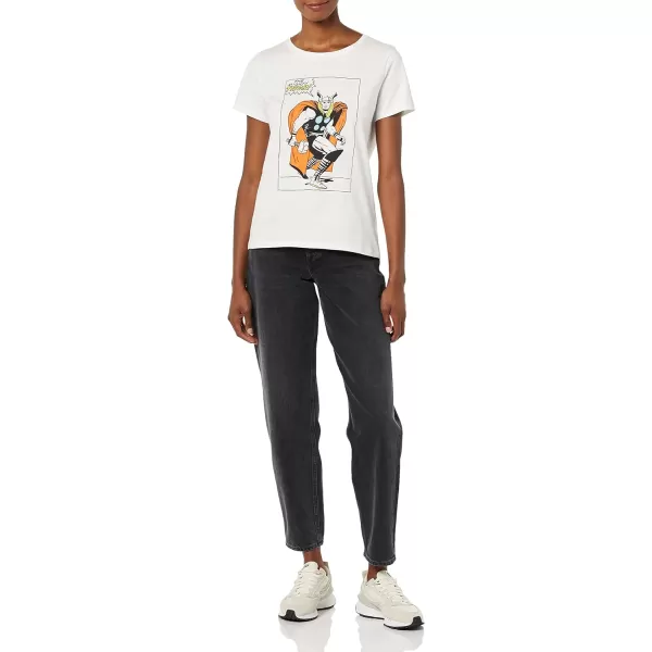 Amazon Essentials Disney  Marvel  Star Wars  Princess Womens ShortSleeve CrewNeck TShirts Pack of 2Marvel Thorcomics