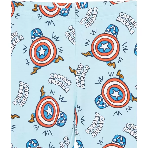 Amazon Essentials Disney  Marvel  Star Wars Babies Toddlers and Boys Pajama Set Previously Spotted Zebra Multipacks2 Marvel Captain America