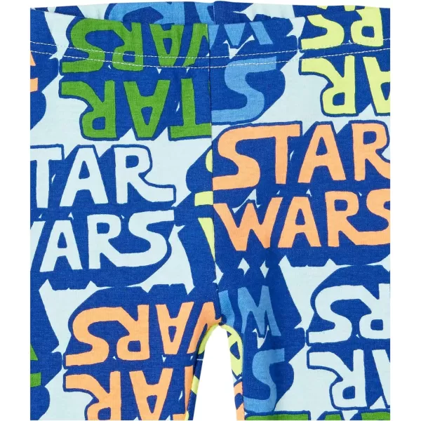 Amazon Essentials Disney  Marvel  Star Wars Babies Toddlers and Boys Pajama Set Previously Spotted Zebra Multipacks2 Star Wars Logo Stack