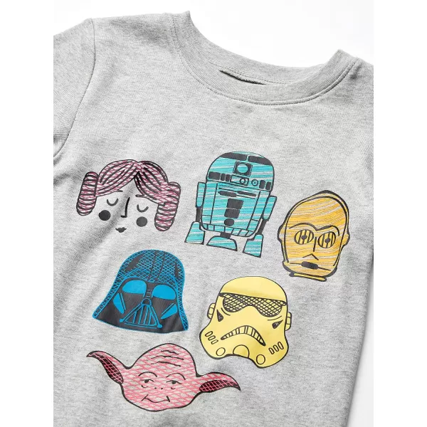 Amazon Essentials Disney  Marvel  Star Wars Babies Toddlers and Girls Pajama Set Previously Spotted Zebra MultipacksStar Wars Scribble
