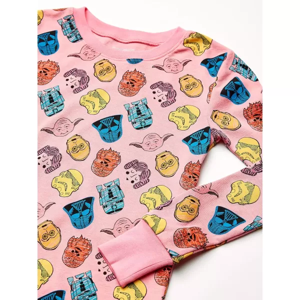 Amazon Essentials Disney  Marvel  Star Wars Babies Toddlers and Girls Pajama Set Previously Spotted Zebra MultipacksStar Wars Scribble