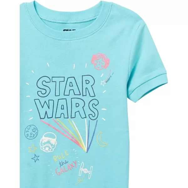 Amazon Essentials Disney  Marvel  Star Wars Babies Toddlers and Girls Pajama Set Previously Spotted Zebra MultipacksStar WarsDoodle