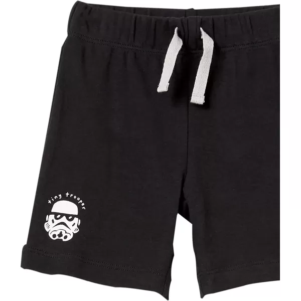 Amazon Essentials Disney  Marvel  Star Wars Baby Boys Shorts Multipacks3 Star Wars Tiny Trooper