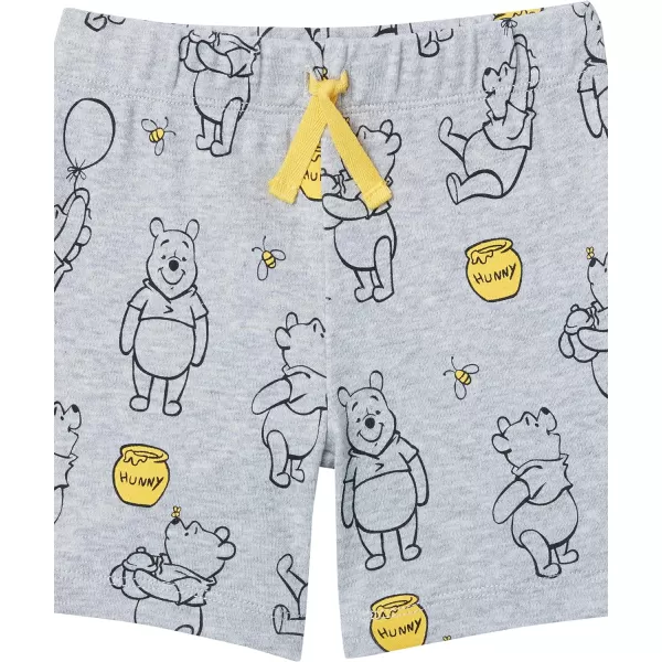 Amazon Essentials Disney  Marvel  Star Wars Baby Boys Shorts Multipacks3 Winnie the Pooh Oh Bother