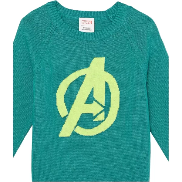 Amazon Essentials Disney  Marvel  Star Wars Boys and Toddlers Crewneck SweatersAvengers Logo  Boys