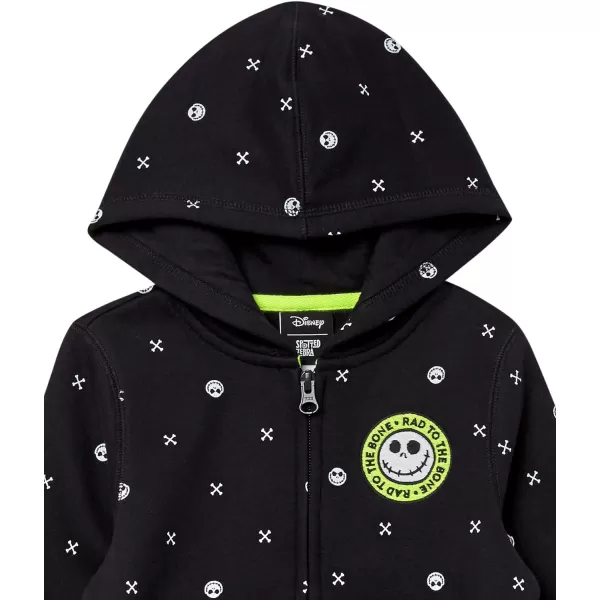 Amazon Essentials Disney  Marvel  Star Wars Boys and Toddlers Fleece ZipUp Hoodie Sweatshirts Previously Spotted ZebraNightmare Rad to the Bone