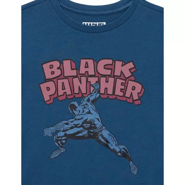 Amazon Essentials Disney  Marvel  Star Wars Boys and Toddlers LongSleeve TShirts Pack of 2Marvel Black Panther