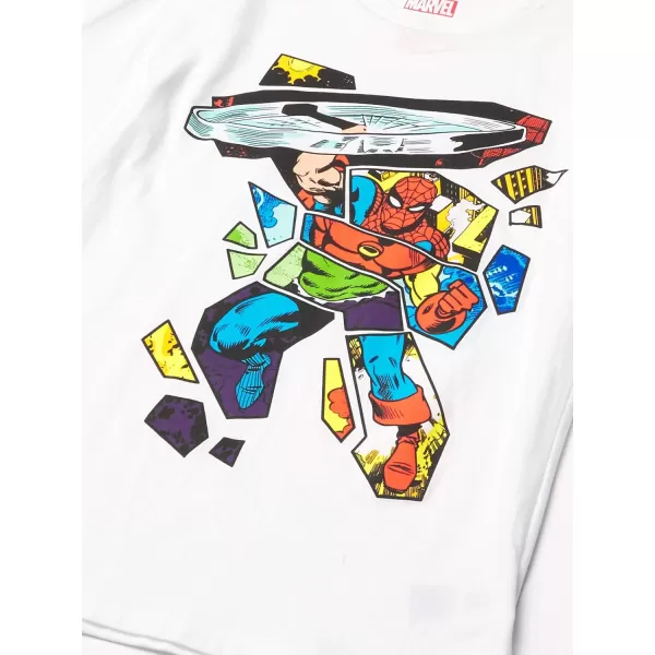 Amazon Essentials Disney  Marvel  Star Wars Boys and Toddlers LongSleeve TShirts Previously Spotted Zebra Pack of 4Marvel Heroes